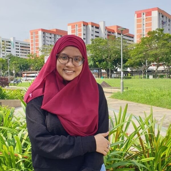 Nafla Binte Mohamed Yousuf, 22, former participant, current organiser.